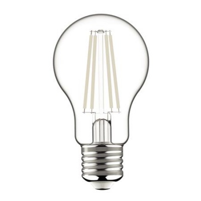 LED izzó, filament, E27, gömb, A60, 7W, 806lm, 4000K, AVIDE