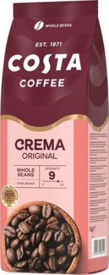 Kávé, sötét pörkölésű, szemes, 1000 g, COSTA "Café Crema Blend Original"