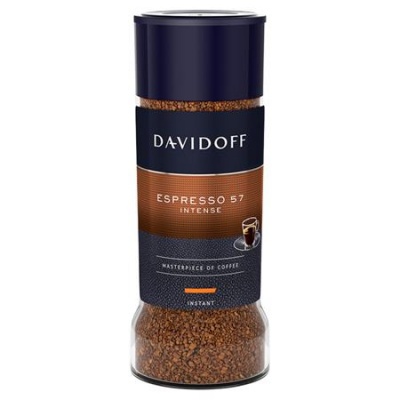 Instant kávé, 100 g, üveges, DAVIDOFF "Espresso 57"