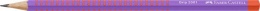 Grafitceruza, B, háromszögletű, FABER-CASTELL "Grip 2001 Flow", piros-lila