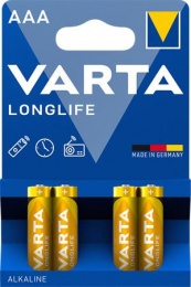 Elem, AAA mikro, 4 db, VARTA "Longlife"