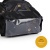 Hátizsák, iskolatáska, cipzáras, GABOL "Byte", fekete, geometrikus mintás